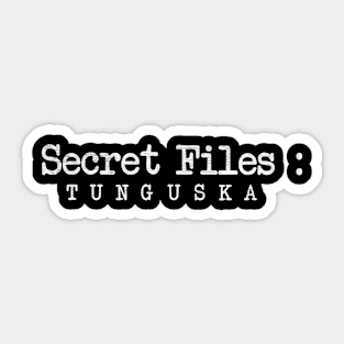 Secret Files Tunguska Sticker